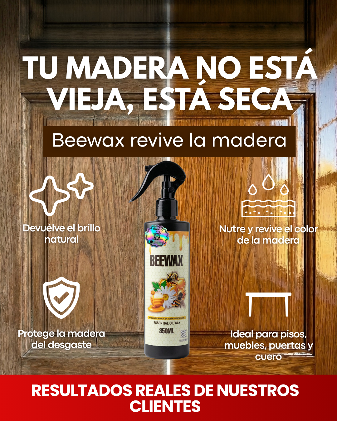 BEEWAX ORIGINAL – RESTAURA Y PROTEGE TU MADERA