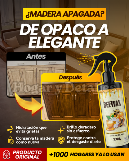 CERA RESTAURADORA DE MADERA —  SIN LIJAR, SIN BARNIZAR - PACK 02 UNIDADES